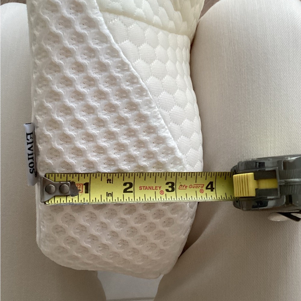 ELVIROS ERGONOMIC WHITE MEMORY FOAM PILLOW - Picture 6 of 6